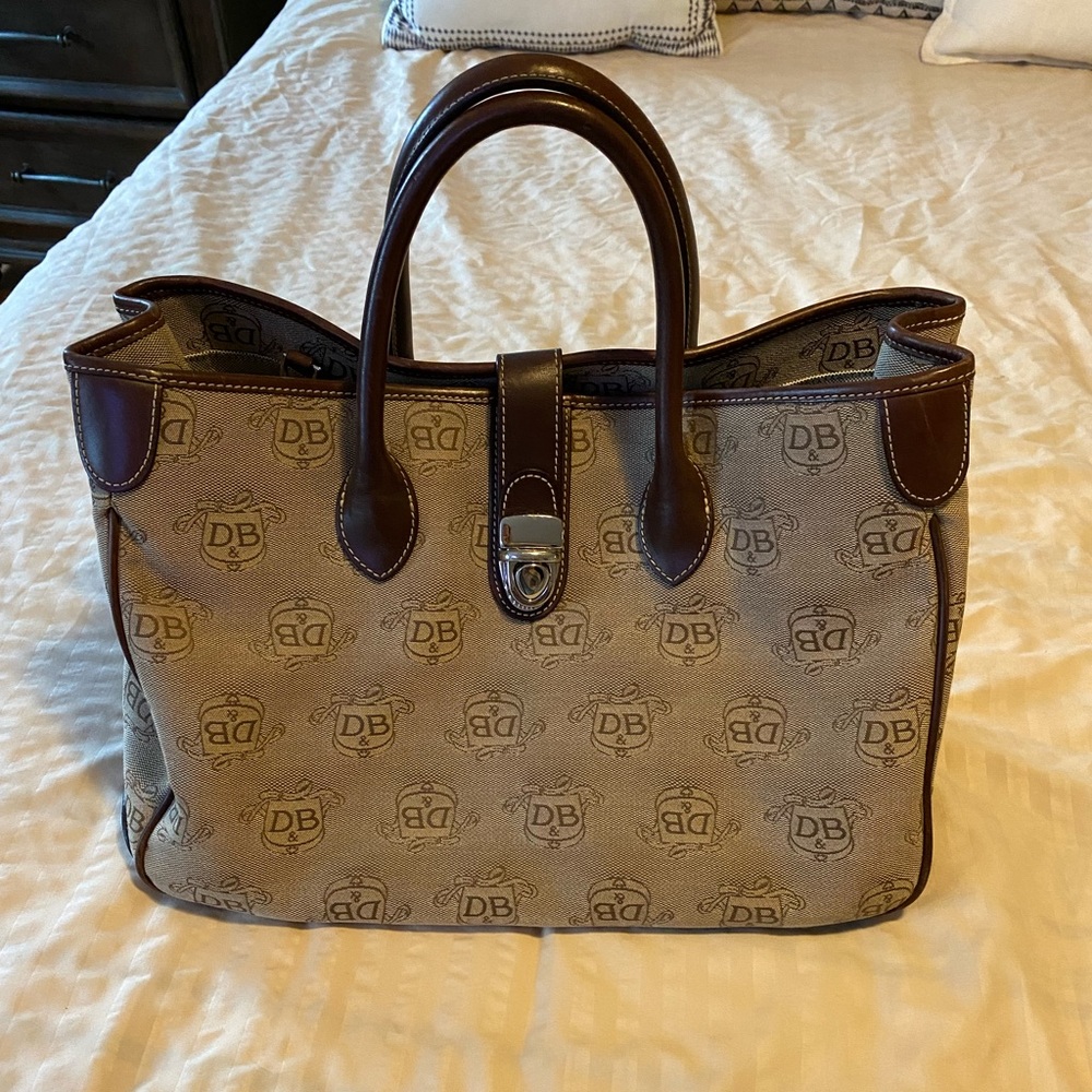 Dooney & Burke brown work bag.